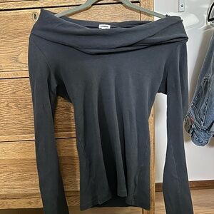 Kismet Charcoal Long Sleeve Top
